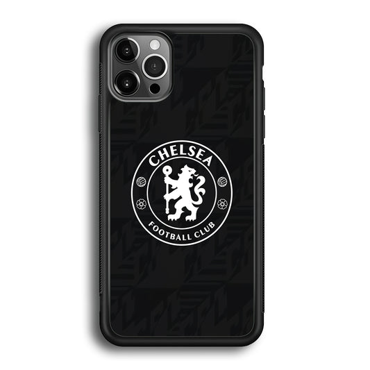 Chelsea FC Pattern of Jersey iPhone 12 Pro Case