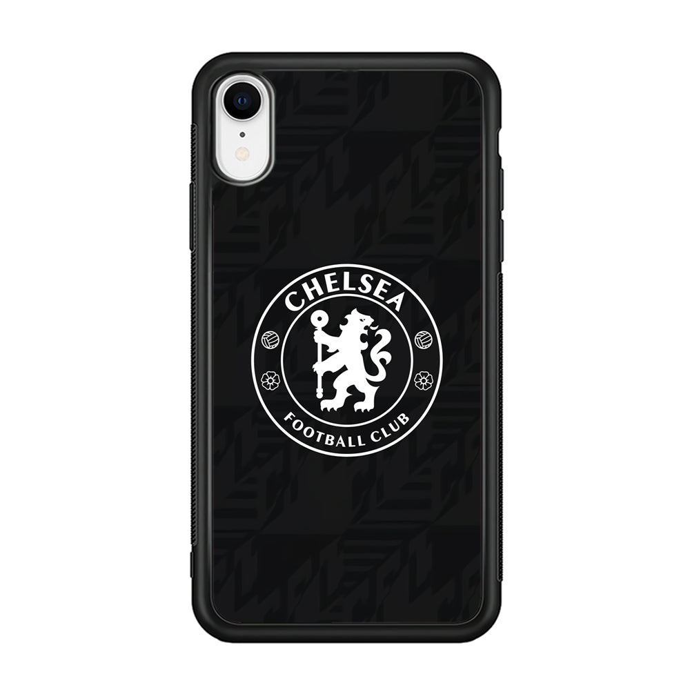 Chelsea FC Pattern of Jersey iPhone XR Case