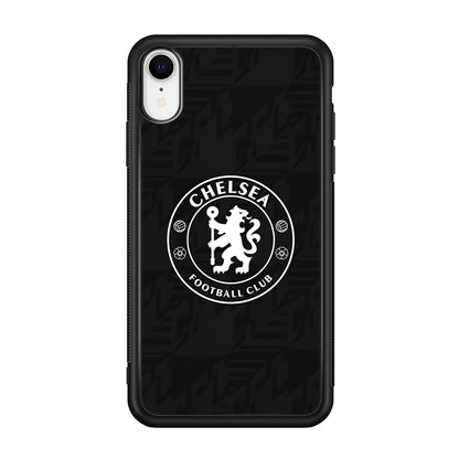 Chelsea FC Pattern of Jersey iPhone XR Case