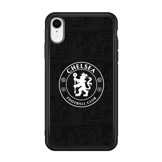 Chelsea FC Pattern of Jersey iPhone XR Case