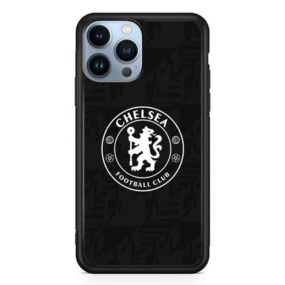 Chelsea FC Pattern of Jersey iPhone 13 Pro Max Case