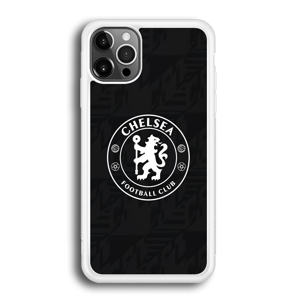 Chelsea FC Pattern of Jersey iPhone 12 Pro Case