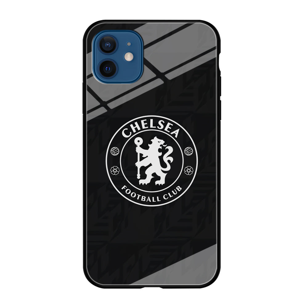 Chelsea FC Pattern of Jersey iPhone 12 Case