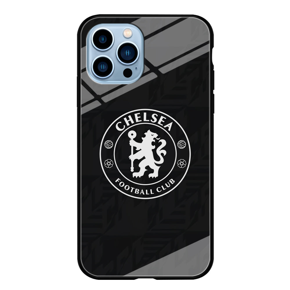 Chelsea FC Pattern of Jersey iPhone 13 Pro Max Case