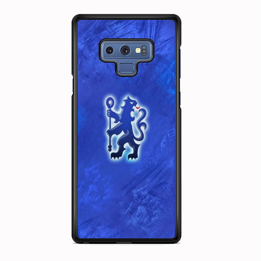 Chelsea FC Blue Glowing Logo Samsung Galaxy Note 9 Case