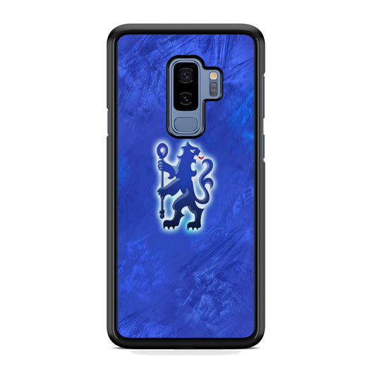 Chelsea FC Blue Glowing Logo Samsung Galaxy S9 Plus Case