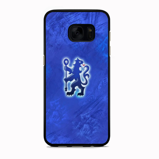 Chelsea FC Blue Glowing Logo Samsung Galaxy S7 Case