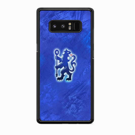 Chelsea FC Blue Glowing Logo Samsung Galaxy Note 8 Case