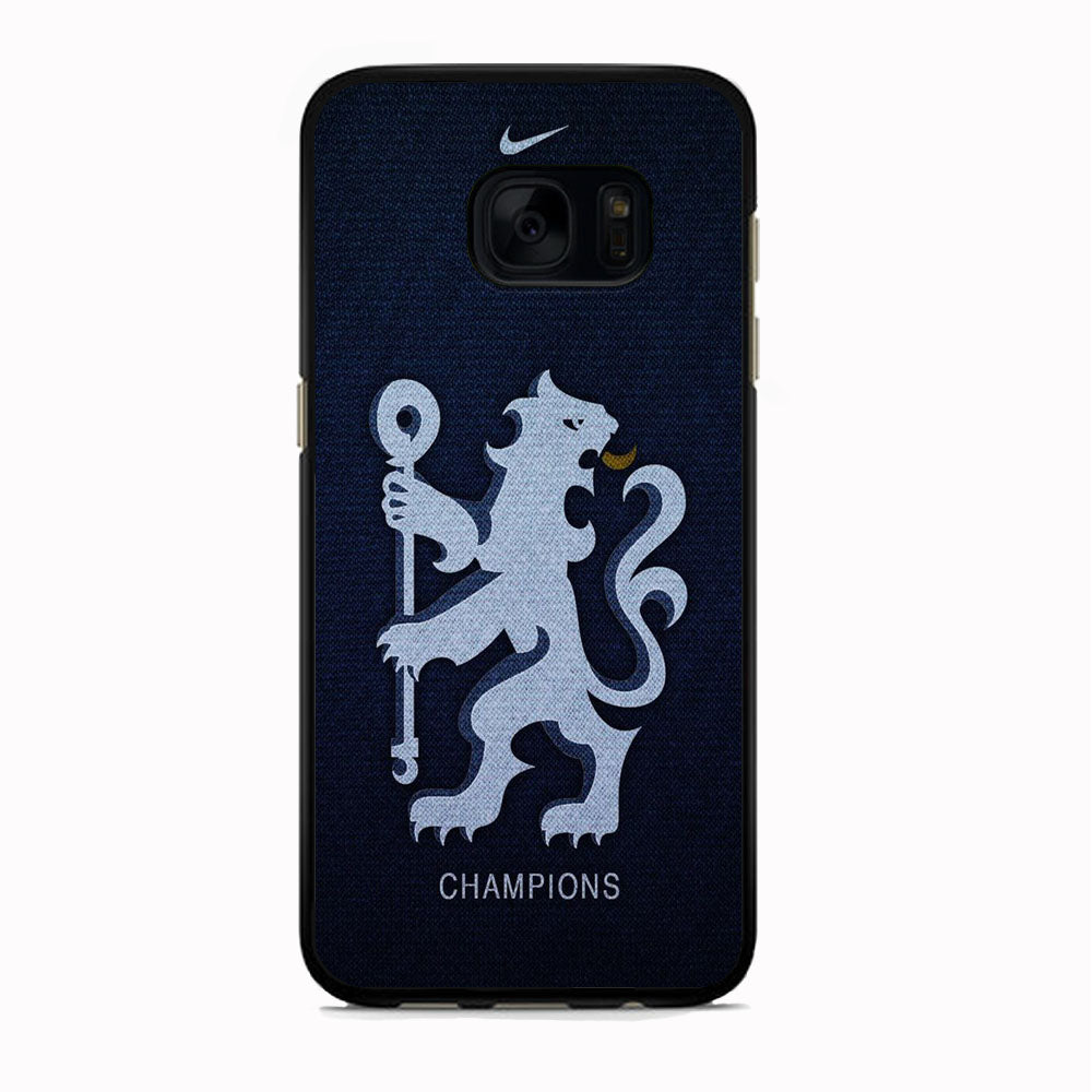 Chelsea FC Navy Champions Samsung Galaxy S7 Edge Case