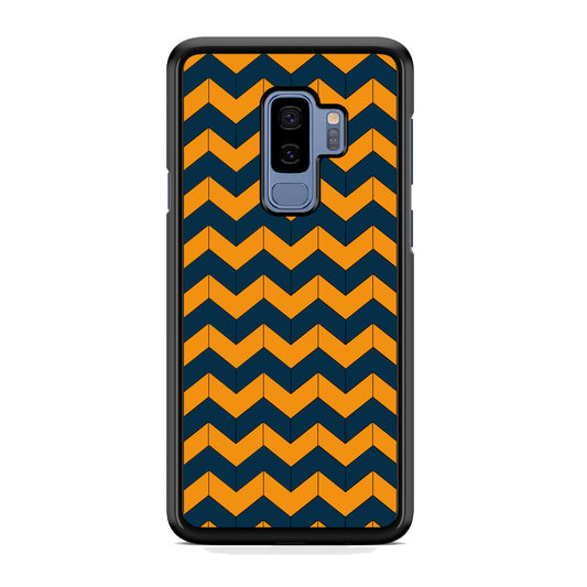 Chevron Arrow Blue Navy Orange Samsung Galaxy S9 Plus Case