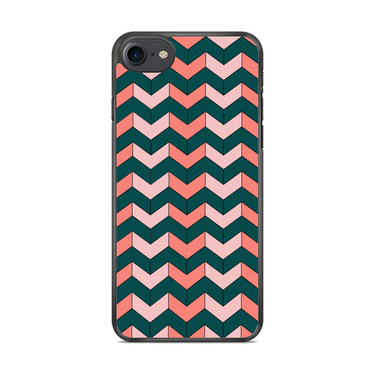 Chevron Arrow Soft And Green Colours iPhone 7 Case