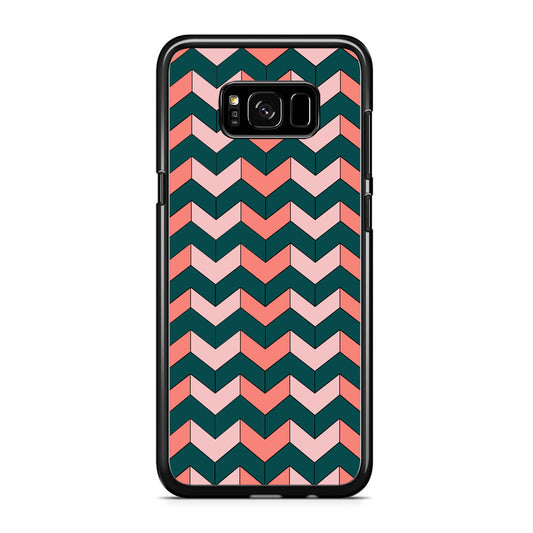 Chevron Arrow Soft And Green Colours Samsung Galaxy S8 Case