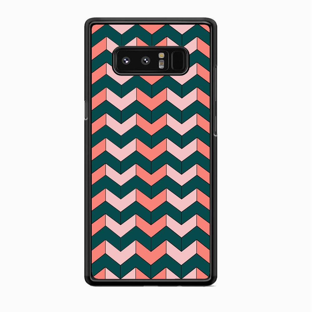 Chevron Arrow Soft And Green Colours Samsung Galaxy Note 8 Case