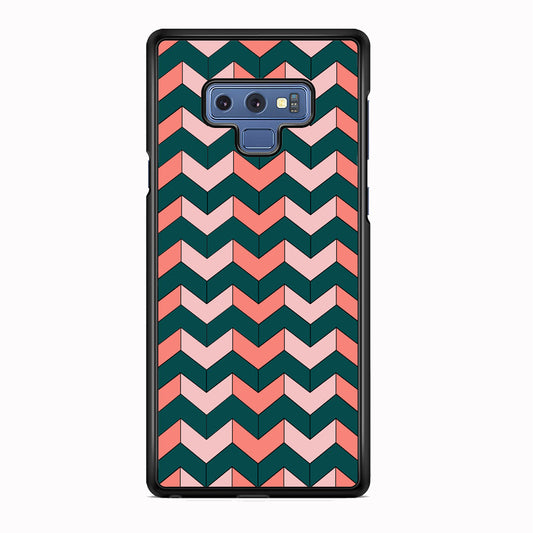 Chevron Arrow Soft And Green Colours Samsung Galaxy Note 9 Case