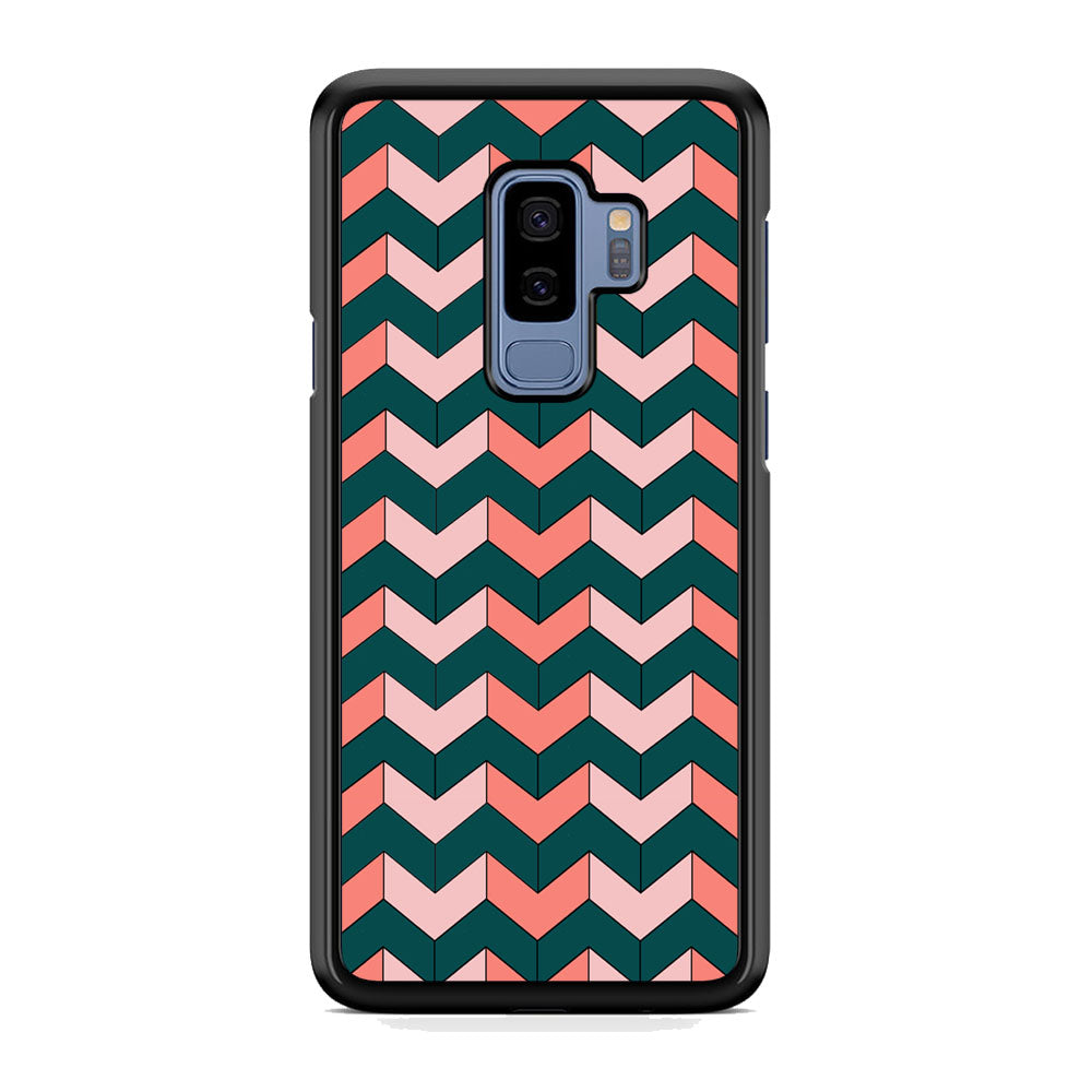 Chevron Arrow Soft And Green Colours Samsung Galaxy S9 Plus Case