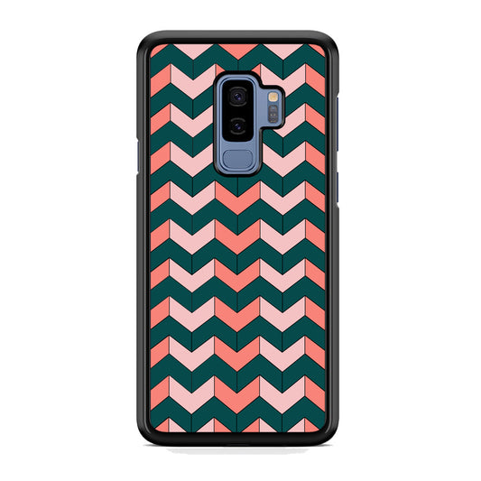 Chevron Arrow Soft And Green Colours Samsung Galaxy S9 Plus Case