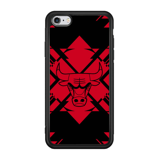 Chicago Bulls Aesthetic Shapes iPhone 6 | 6s Case