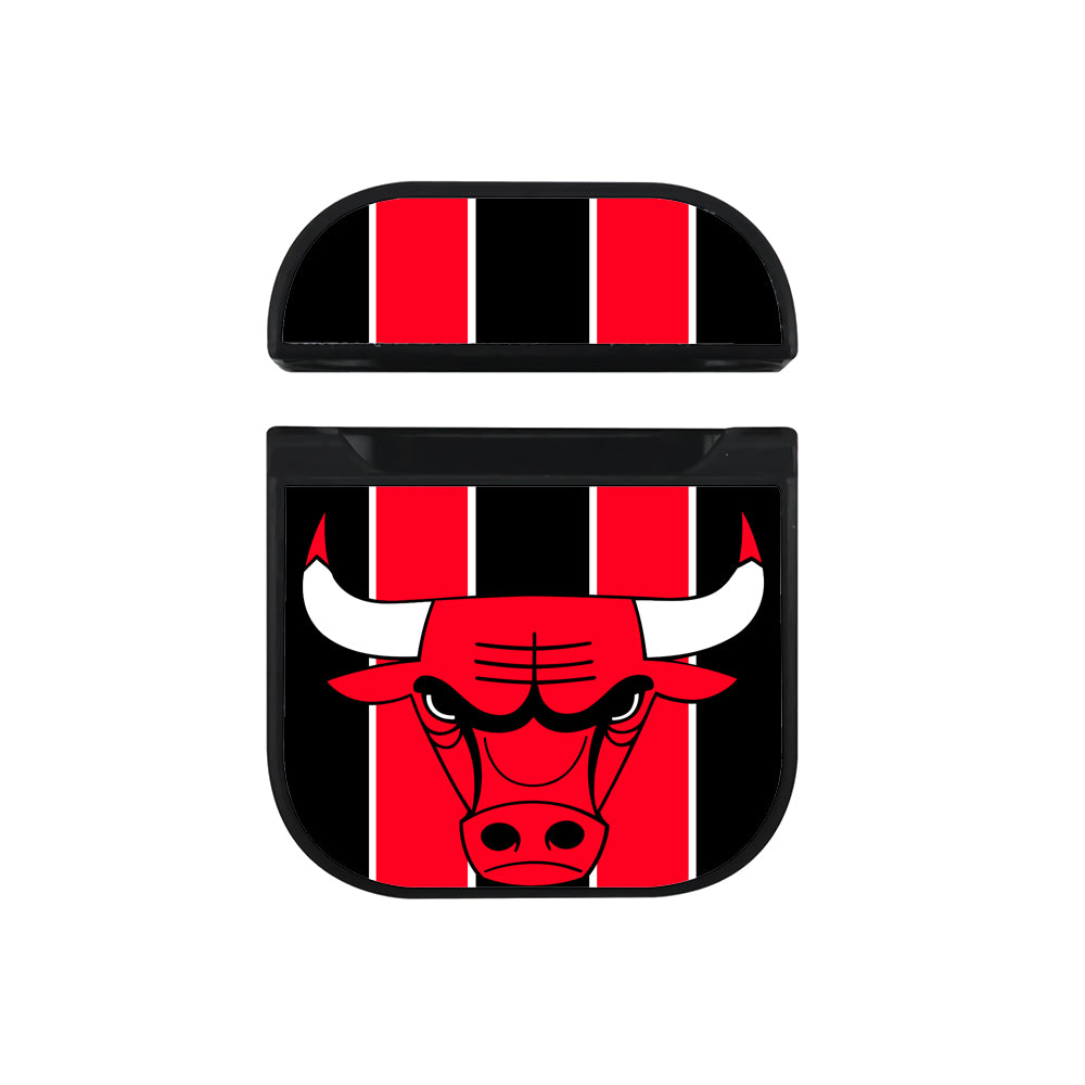Chicago Bulls Team Hard Plastic Case Cover For Apple Airpods