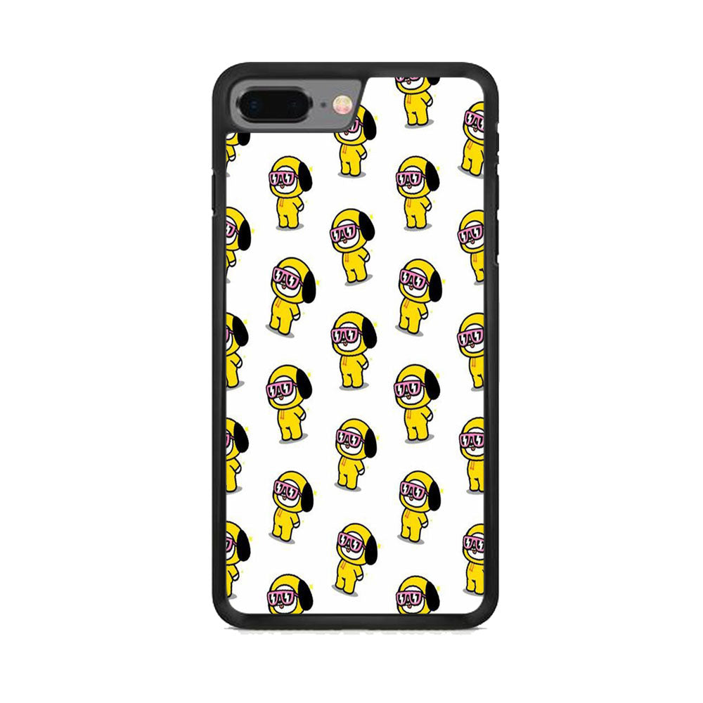 Chimmy White Glassess iPhone 7 Plus Case
