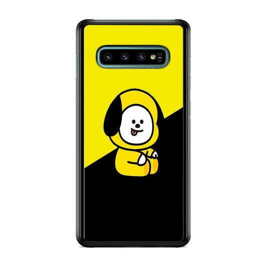 Chimmy Yellow Black Samsung Galaxy S10 Case