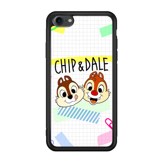 Chip And Dale Paper Clip Aesthetic iPhone 8 Case