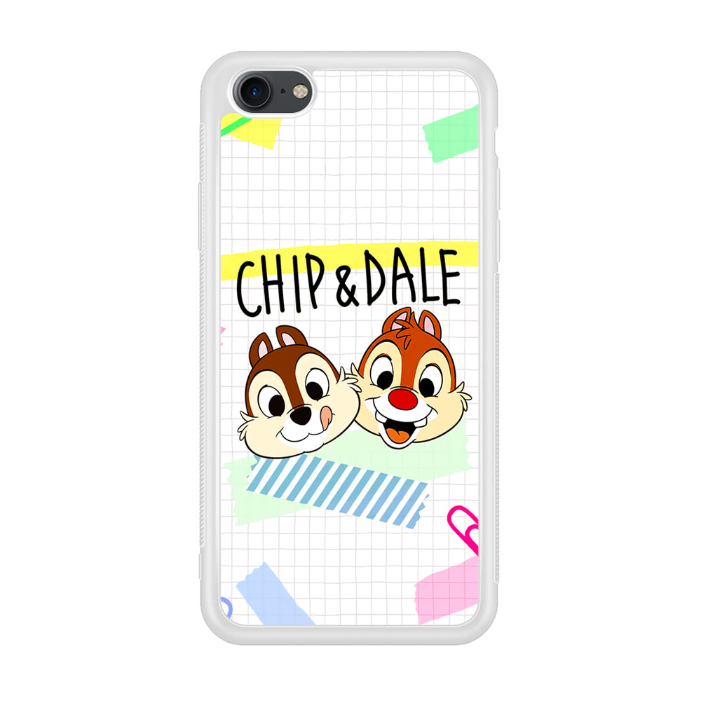 Chip And Dale Paper Clip Aesthetic iPhone 7 Case