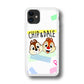Chip And Dale Paper Clip Aesthetic iPhone 11 Case