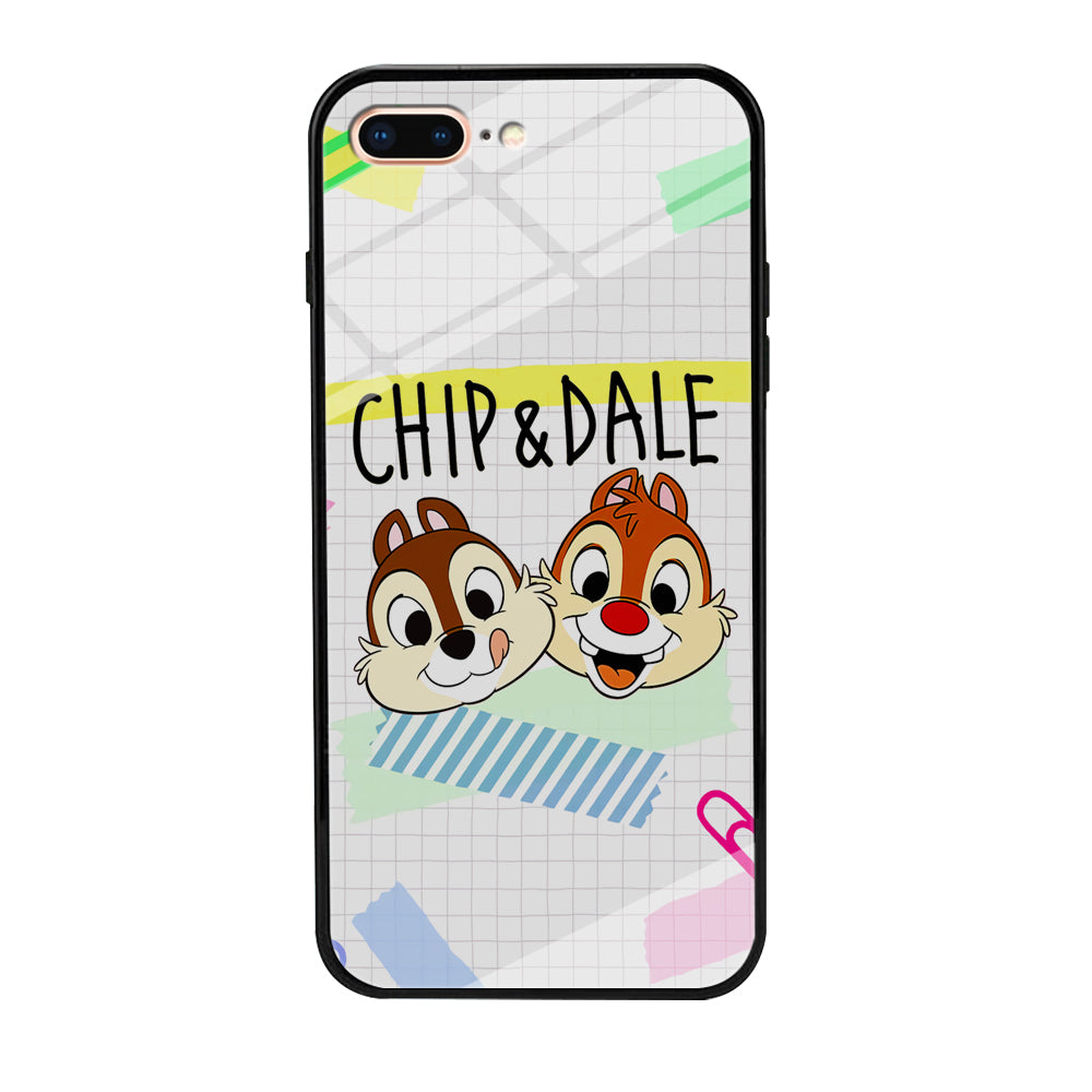 Chip And Dale Paper Clip Aesthetic iPhone 7 Plus Case