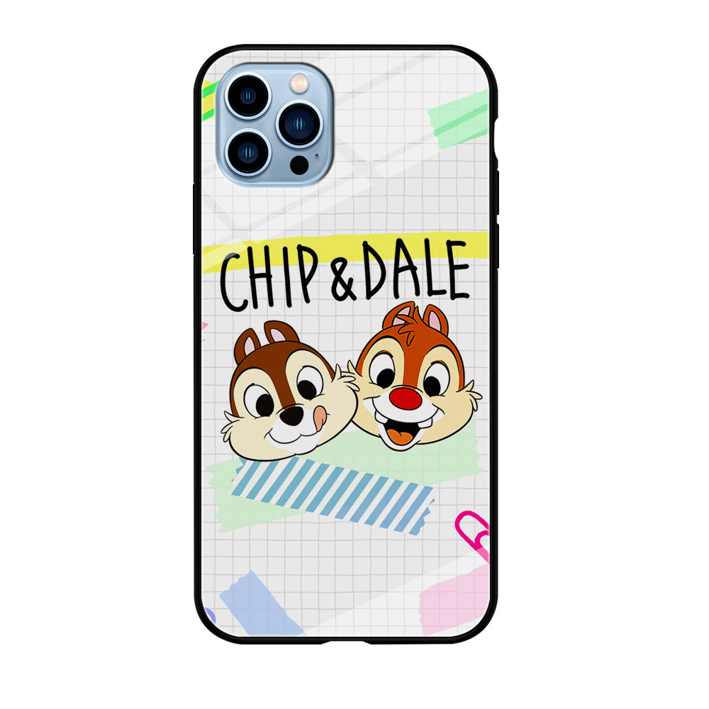 Chip And Dale Paper Clip Aesthetic iPhone 12 Pro Case