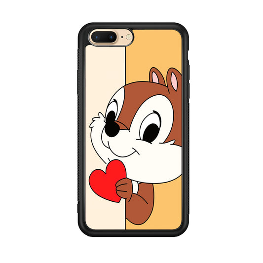 Chip Character Give Love Chip And Dale iPhone 8 Plus Case