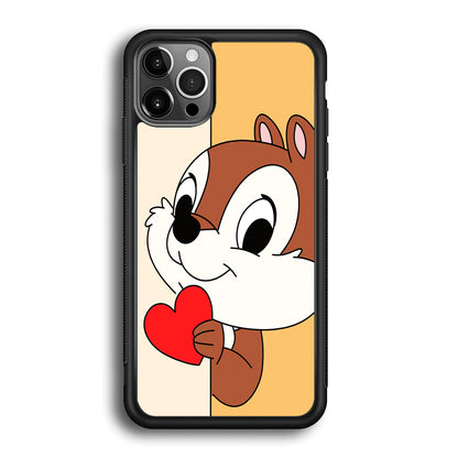 Chip Character Give Love Chip And Dale iPhone 12 Pro Case