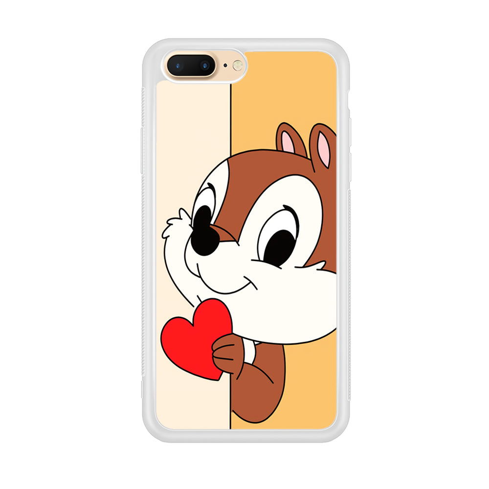 Chip Character Give Love Chip And Dale iPhone 8 Plus Case