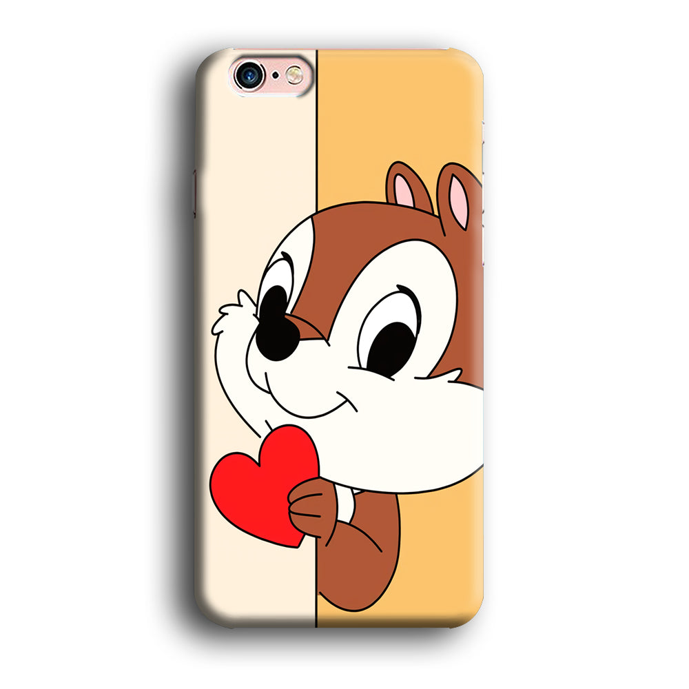 Chip Character Give Love Chip And Dale iPhone 6 Plus | 6s Plus Case