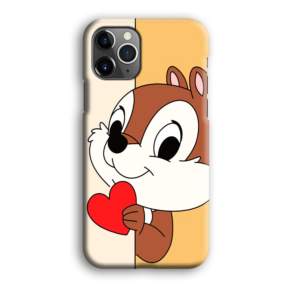 Chip Character Give Love Chip And Dale iPhone 12 Pro Case