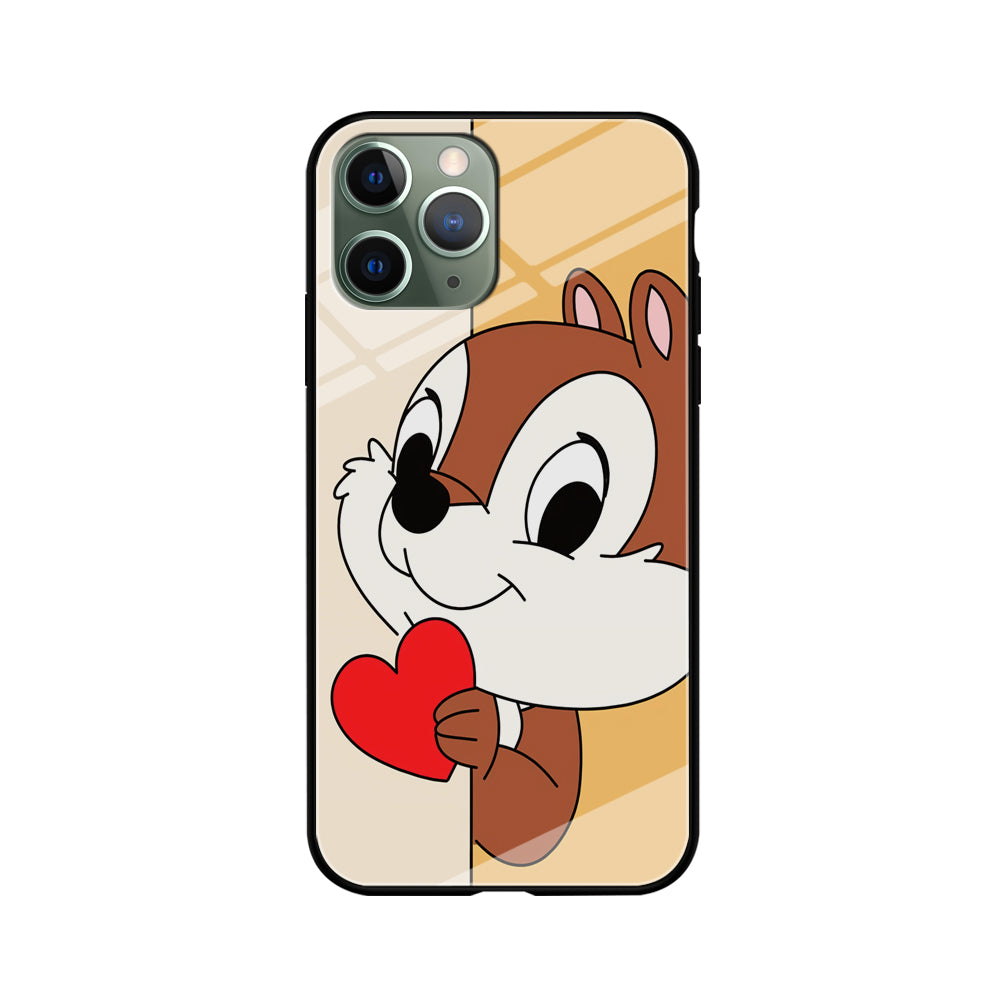 Chip Character Give Love Chip And Dale iPhone 11 Pro Max Case