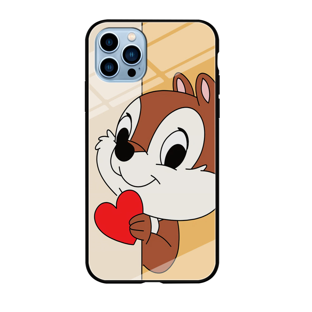 Chip Character Give Love Chip And Dale iPhone 12 Pro Case