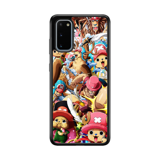 Chopper One Piece Transformation Character Samsung Galaxy S20 Case