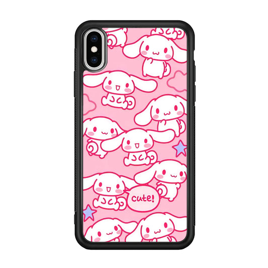 Cinnamoroll Cute Pink iPhone XS Case