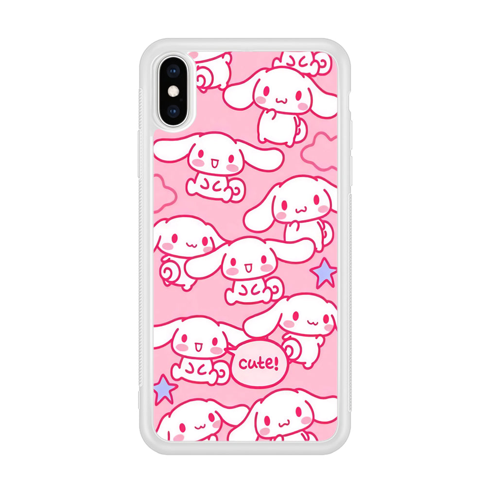 Cinnamoroll Cute Pink iPhone XS Case
