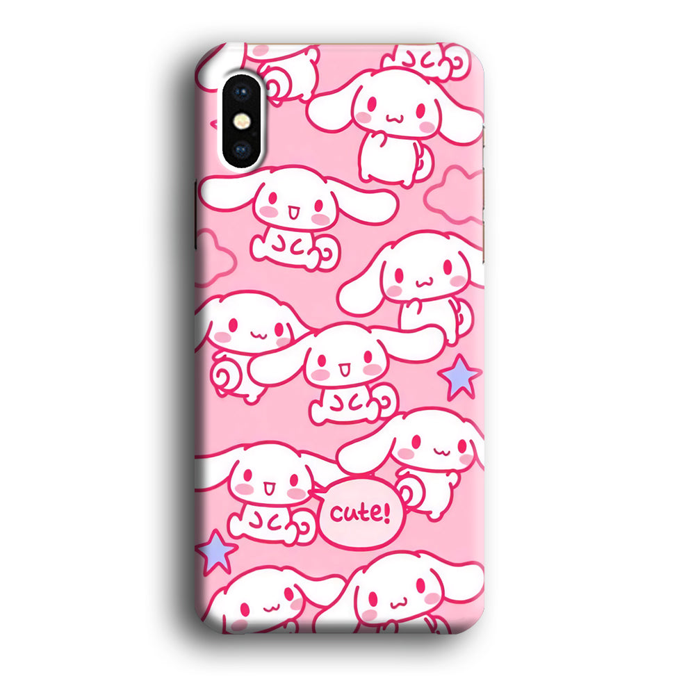 Cinnamoroll Cute Pink iPhone XS Case