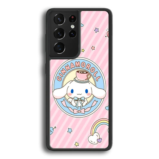 Cinnamoroll Enjoy Coffee Samsung Galaxy S21 Ultra Case - Ezzystore