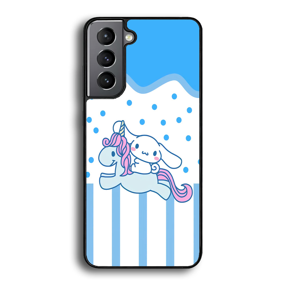Cinnamoroll With Unicorn Samsung Galaxy S21 Plus Case