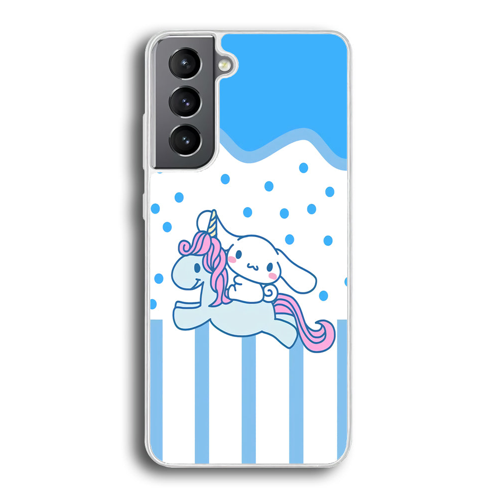 Cinnamoroll With Unicorn Samsung Galaxy S21 Plus Case