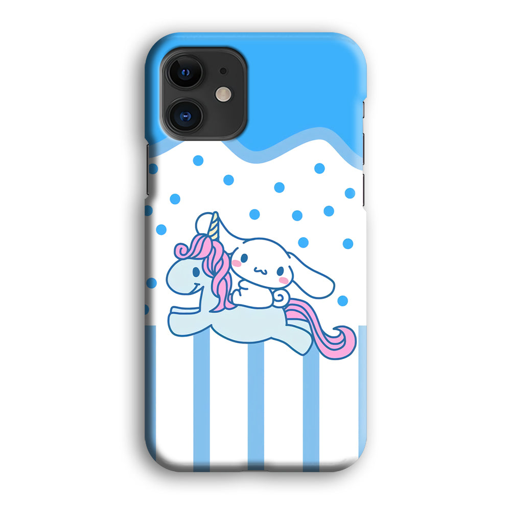 Cinnamoroll With Unicorn iPhone 12 Case