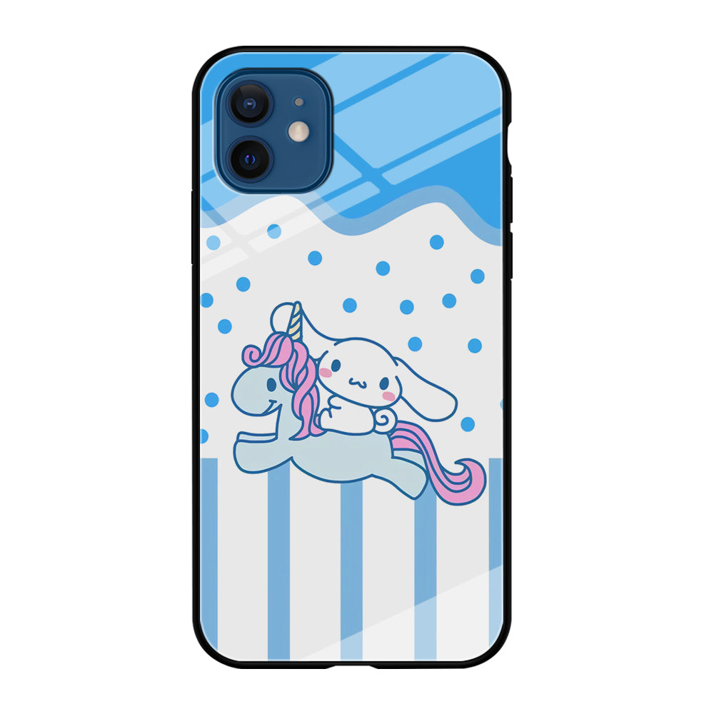 Cinnamoroll With Unicorn iPhone 12 Case