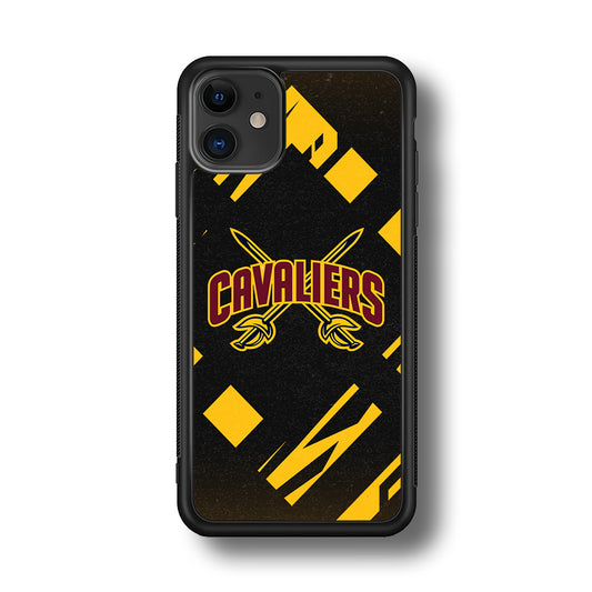 Cleveland Cavaliers Yellow Pattern iPhone 11 Case