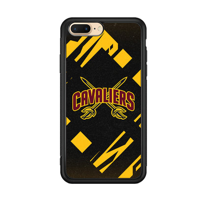 Cleveland Cavaliers Yellow Pattern iPhone 8 Plus Case