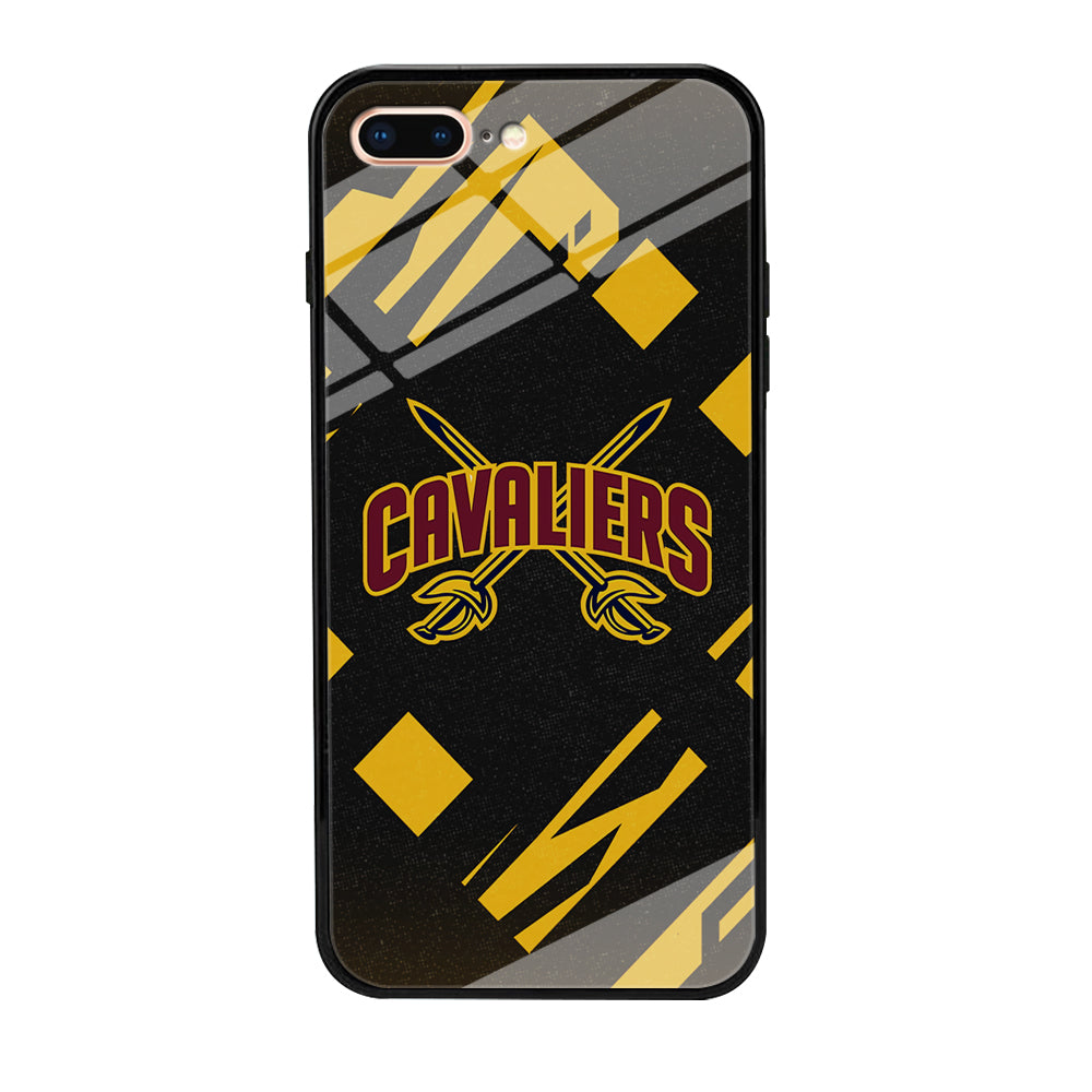 Cleveland Cavaliers Yellow Pattern iPhone 8 Plus Case