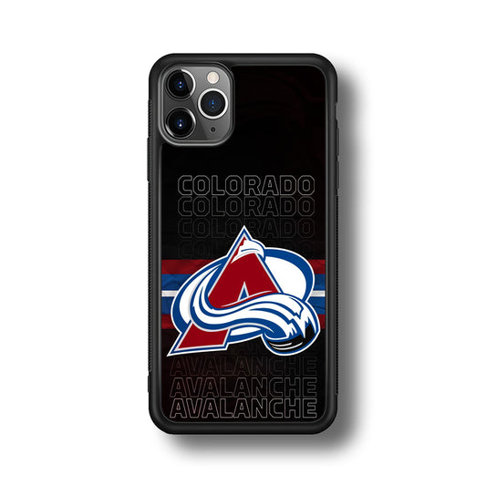 Colorado Avalanche Word Of Team iPhone 11 Pro Case