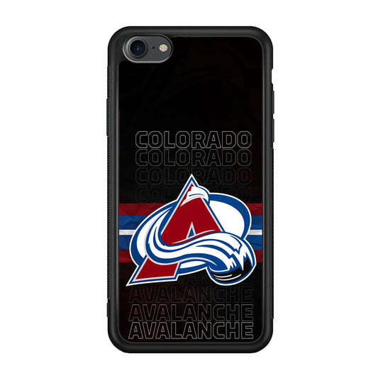 Colorado Avalanche Word Of Team iPhone 8 Case